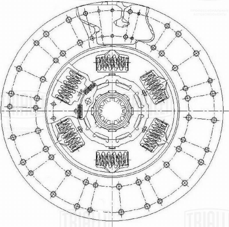 Trialli FD 407 - IsKljučni disk, kvačilo www.molydon.hr