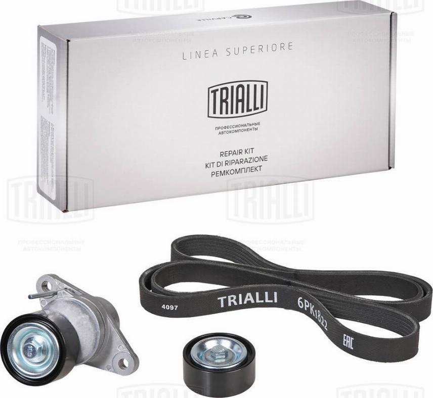 Trialli GD 717 - Garnitura klinastog rebrastog remena www.molydon.hr