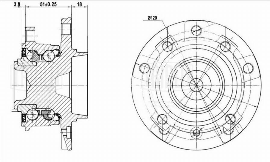 Trialli MR 2635 - Komplet Ležaja kotača www.molydon.hr