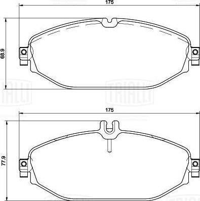 Trialli PF 4402CR - Komplet Pločica, disk-kočnica www.molydon.hr