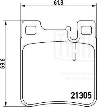 Trialli PF 4058 - Komplet Pločica, disk-kočnica www.molydon.hr