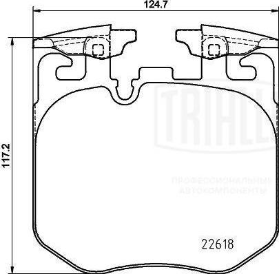 Trialli PF 4213 - Komplet Pločica, disk-kočnica www.molydon.hr