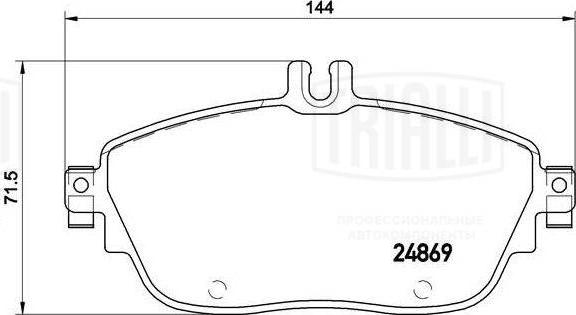 Trialli PF 4285 - Komplet Pločica, disk-kočnica www.molydon.hr