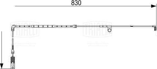 Trialli PFS 4048 - Signalni kontakt, trosenje kočione plocice www.molydon.hr