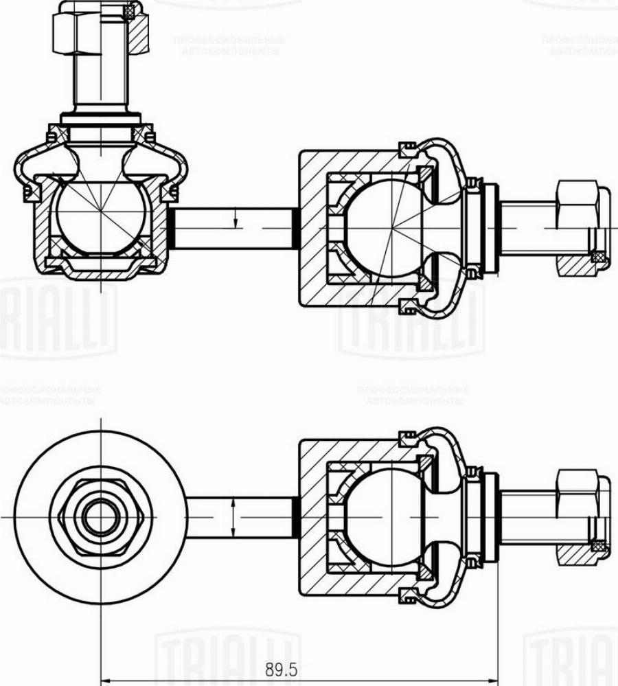 Trialli SP 0830 - Šipka/spona, stabilizator www.molydon.hr