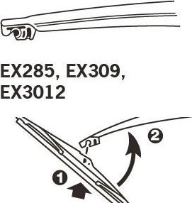 Trico EX3012 - Metlica brisača www.molydon.hr