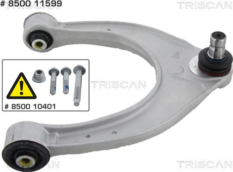 Triscan 8500 11599 - Rame, Nezavisna poluga za ovjes kotača www.molydon.hr