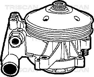 Triscan 8600 25002 - Vodena pumpa www.molydon.hr