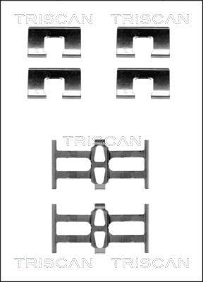 Triscan 8105 401614 - Komplet pribora, Pločica disk kočnice www.molydon.hr