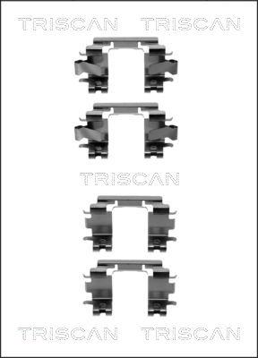 Triscan 8105 401616 - Komplet pribora, Pločica disk kočnice www.molydon.hr