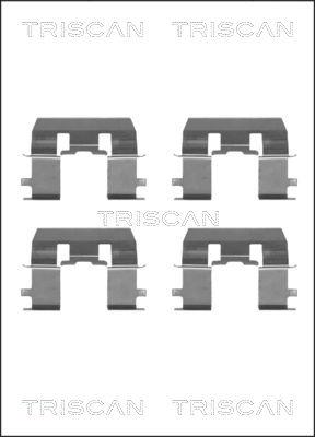 Triscan 8105 401617 - Komplet pribora, Pločica disk kočnice www.molydon.hr