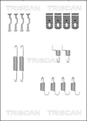 Triscan 8105 402540 - Komplet pribora, kočione papuce rucne kočnice www.molydon.hr