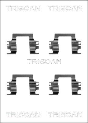 Triscan 8105 601609 - Komplet pribora, Pločica disk kočnice www.molydon.hr