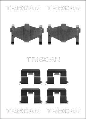 Triscan 8105 141591 - Komplet pribora, Pločica disk kočnice www.molydon.hr