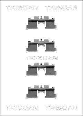 Triscan 8105 141511 - Komplet pribora, Pločica disk kočnice www.molydon.hr