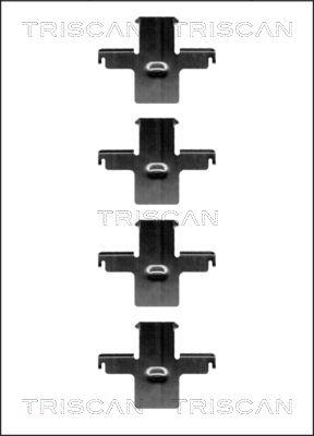 Triscan 8105 141588 - Komplet pribora, Pločica disk kočnice www.molydon.hr