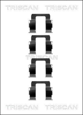 Triscan 8105 141583 - Komplet pribora, Pločica disk kočnice www.molydon.hr