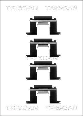 Triscan 8105 141523 - Komplet pribora, Pločica disk kočnice www.molydon.hr