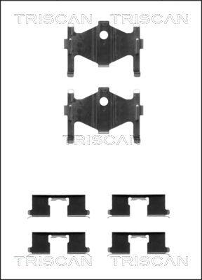 Triscan 8105 141605 - Komplet pribora, Pločica disk kočnice www.molydon.hr