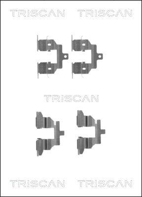 Triscan 8105 141602 - Komplet pribora, Pločica disk kočnice www.molydon.hr