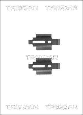 Triscan 8105 161620 - Komplet pribora, Pločica disk kočnice www.molydon.hr