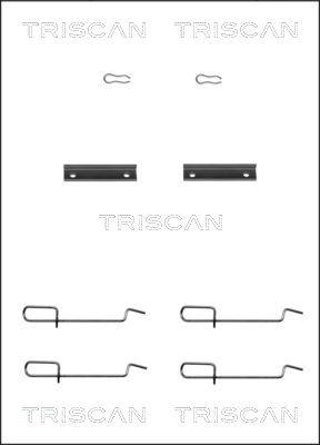 Triscan 8105 101592 - Komplet pribora, Pločica disk kočnice www.molydon.hr