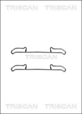 Triscan 8105 101540 - Komplet pribora, Pločica disk kočnice www.molydon.hr