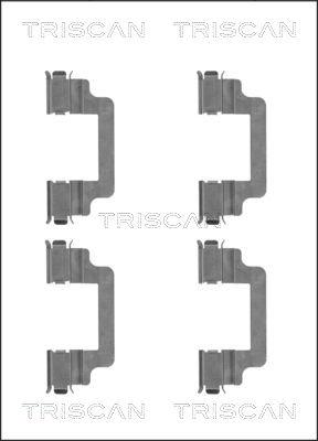 Triscan 8105 101659 - Komplet pribora, Pločica disk kočnice www.molydon.hr