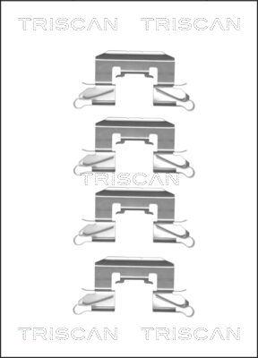 Triscan 8105 101658 - Komplet pribora, Pločica disk kočnice www.molydon.hr