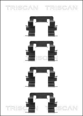 Triscan 8105 101624 - Komplet pribora, Pločica disk kočnice www.molydon.hr