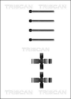 Triscan 8105 101141 - Komplet pribora, Pločica disk kočnice www.molydon.hr