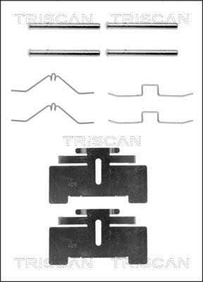 Triscan 8105 101244 - Komplet pribora, Pločica disk kočnice www.molydon.hr