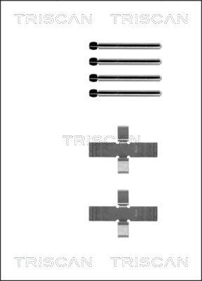 Triscan 8105 101237 - Komplet pribora, Pločica disk kočnice www.molydon.hr