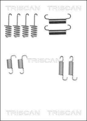 Triscan 8105 102616 - Komplet pribora, kočione papuce rucne kočnice www.molydon.hr