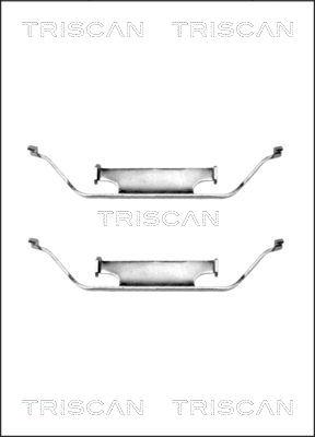 Triscan 8105 111571 - Komplet pribora, Pločica disk kočnice www.molydon.hr