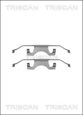 Triscan 8105 111615 - Komplet pribora, Pločica disk kočnice www.molydon.hr