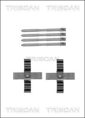 Triscan 8105 111624 - Komplet pribora, Pločica disk kočnice www.molydon.hr