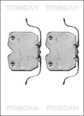 Triscan 8105 111621 - Komplet pribora, Pločica disk kočnice www.molydon.hr