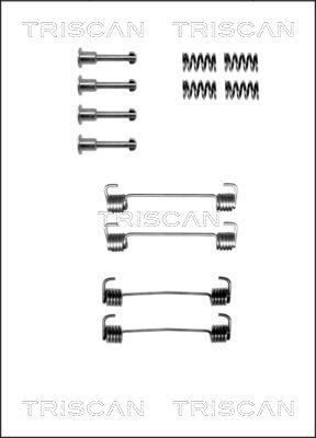 Triscan 8105 112335 - Komplet pribora, kočione papuce rucne kočnice www.molydon.hr