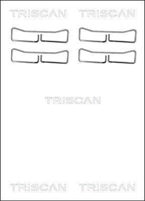 Triscan 8105 181005 - Komplet pribora, Pločica disk kočnice www.molydon.hr