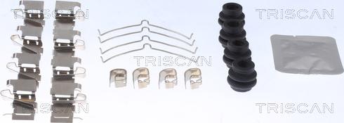 Triscan 8105 131649 - Komplet pribora, Pločica disk kočnice www.molydon.hr
