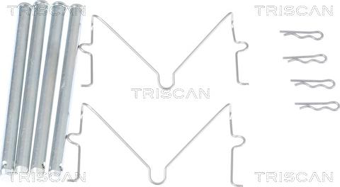 Triscan 8105 131648 - Komplet pribora, Pločica disk kočnice www.molydon.hr