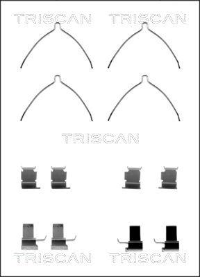 Triscan 8105 131629 - Komplet pribora, Pločica disk kočnice www.molydon.hr