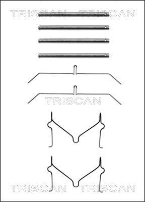 Triscan 8105 131621 - Komplet pribora, Pločica disk kočnice www.molydon.hr