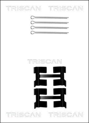 Triscan 8105 171002 - Komplet pribora, Pločica disk kočnice www.molydon.hr