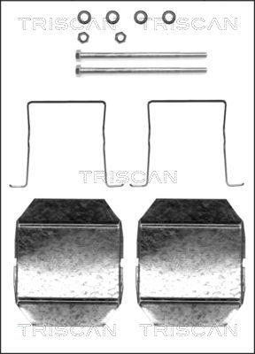 Triscan 8105 381611 - Komplet pribora, Pločica disk kočnice www.molydon.hr