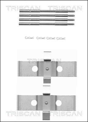 Triscan 8105 291603 - Komplet pribora, Pločica disk kočnice www.molydon.hr