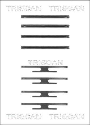 Triscan 8105 241512 - Komplet pribora, Pločica disk kočnice www.molydon.hr