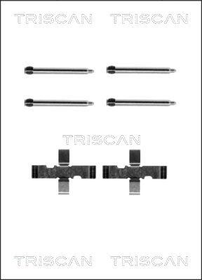 Triscan 8105 241538 - Komplet pribora, Pločica disk kočnice www.molydon.hr