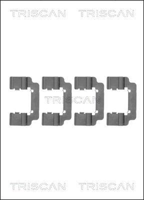 Triscan 8105 241620 - Komplet pribora, Pločica disk kočnice www.molydon.hr